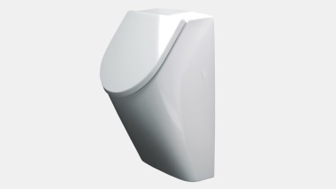 Urinal Geberit Renova Plan mit elegantem Deckel