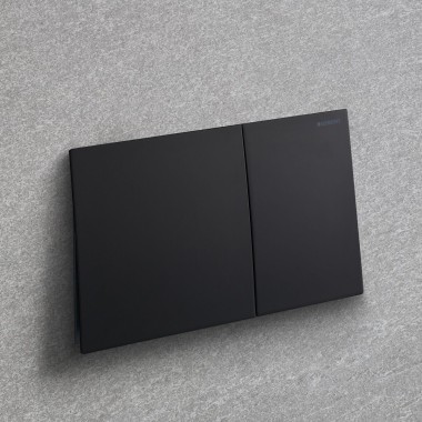 Geberit Sigma70 schwarz matt, mit Easy-to-clean-Beschichtung
