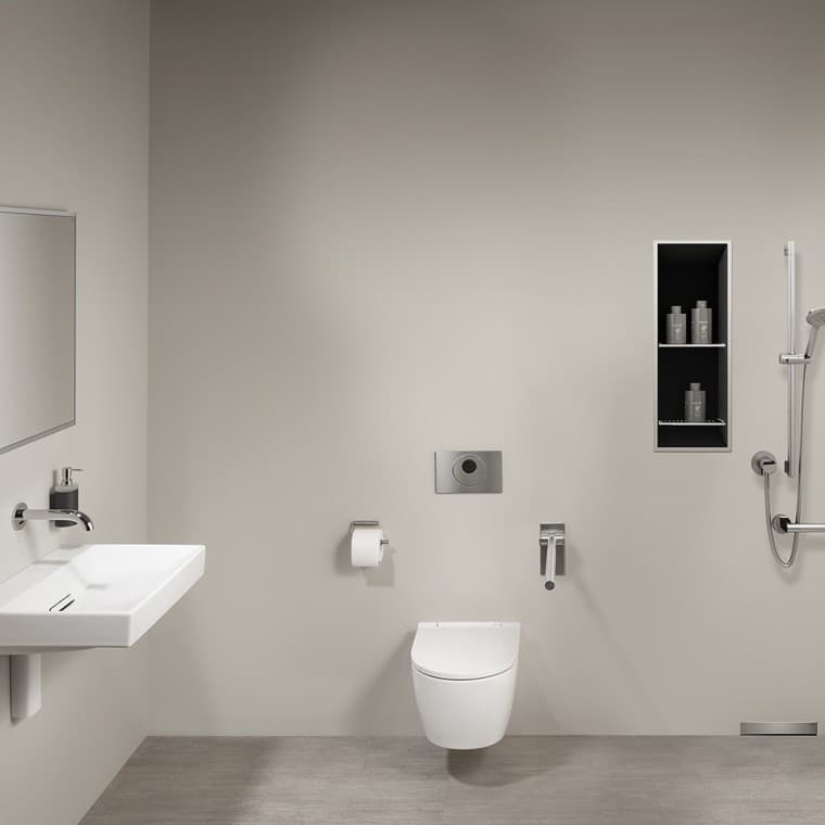 Badezimmer mit Geberit Hygienelösungen Badezimmer mit Geberit Hygienelösungen