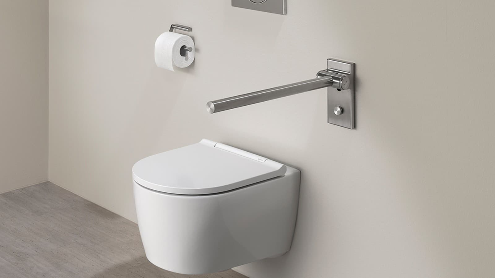 Spülrandloses Geberit ONE WC mit TurboFlush-Spültechnik Spülrandloses Geberit ONE WC mit TurboFlush-Spültechnik