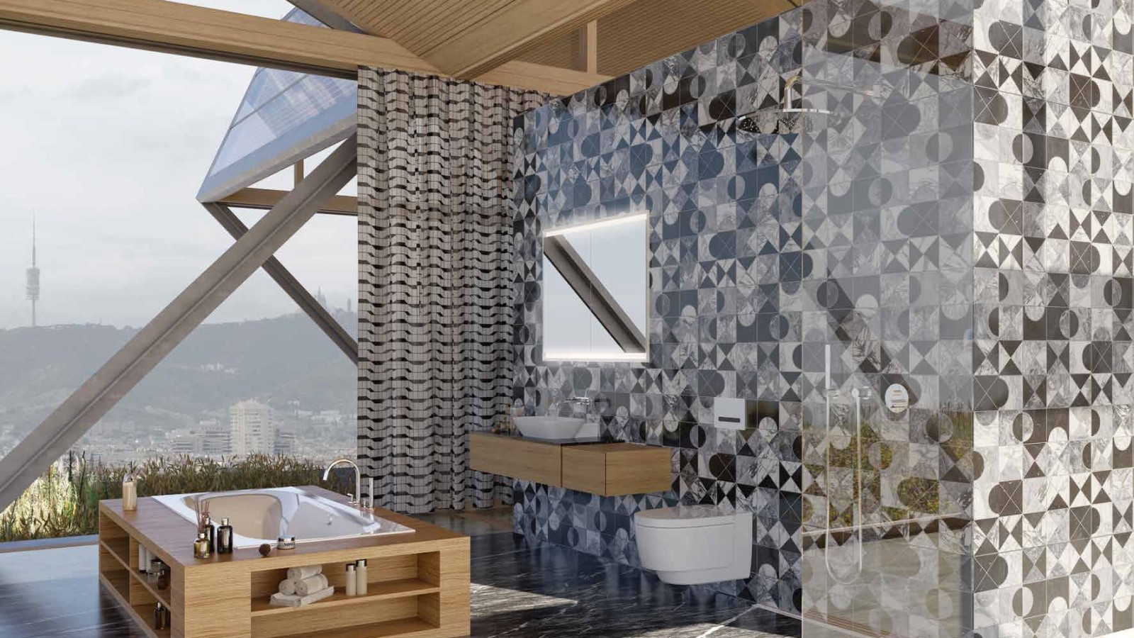 "H.O.M.E. Haus 2023": Das Masterbad (© Earchstudio / O&O Baukunst) "H.O.M.E. Haus 2023": Das Masterbad (© Earchstudio / O&O Baukunst)