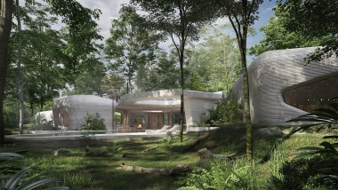 "H.O.M.E. Haus 2024": Die Außenansicht (© Jasper Architects) "H.O.M.E. Haus 2024": Die Außenansicht (© Jasper Architects)
