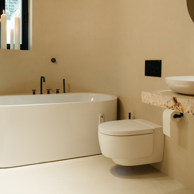 SoLebIch Apartment in München: Das Wellness-Badezimmer (© bjfotografie) SoLebIch Apartment in München: Das Wellness-Badezimmer (© bjfotografie)