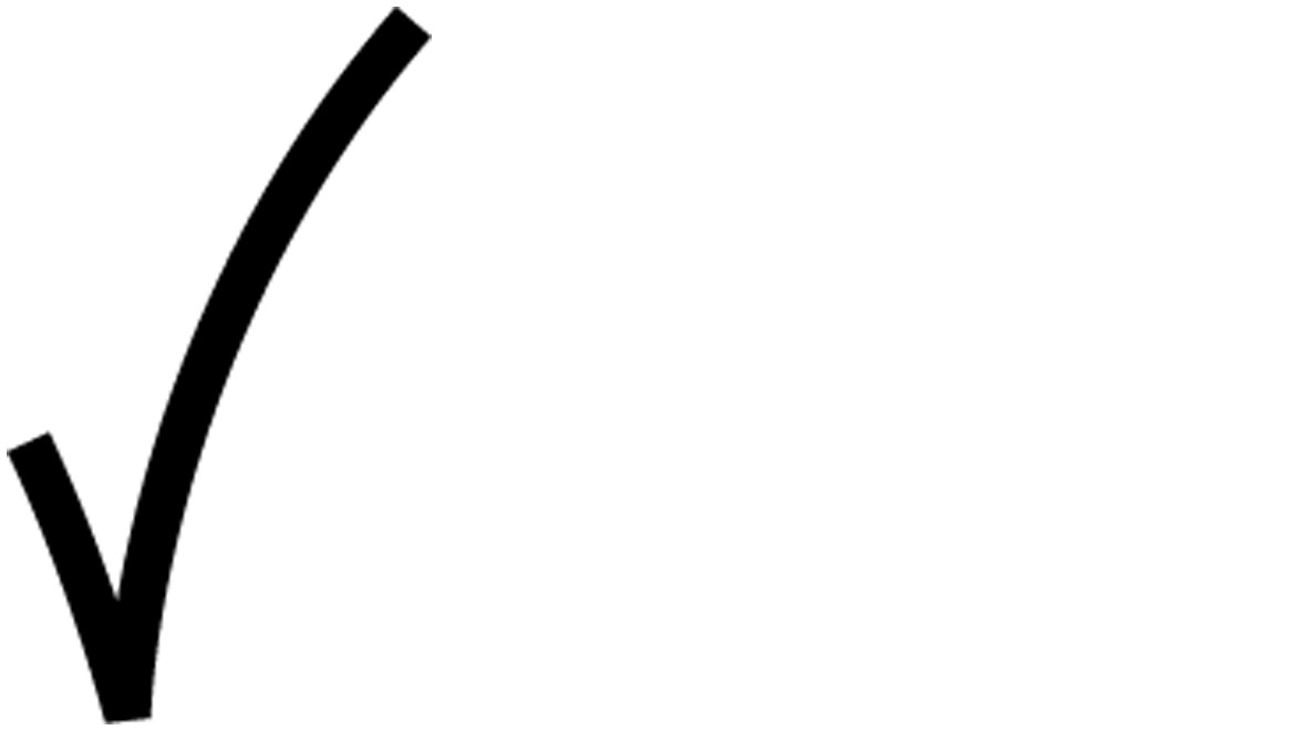 Piktogramm Häkchen