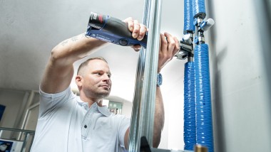 Kai Sewerin, Installateur bei der Wilbrand Haustechnik GmbH