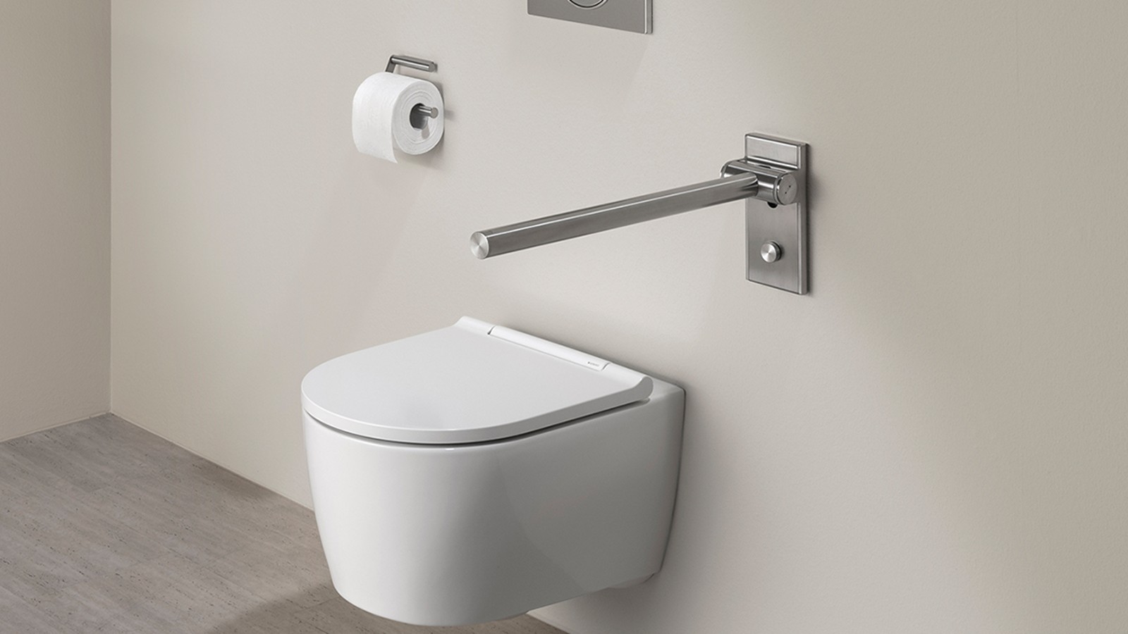 Spülrandloses Geberit ONE WC mit TurboFlush-Spültechnik Spülrandloses Geberit ONE WC mit TurboFlush-Spültechnik