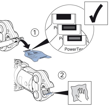 Geberit Power Test - Anleitung Schritt 3