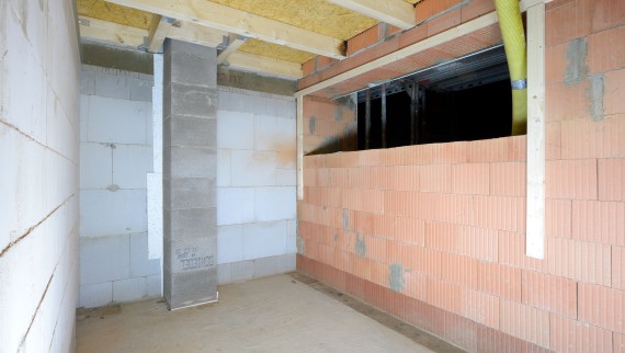 Das Privathaus der Familie Müller-Wiefel: Rohbau Familienbad Das Privathaus der Familie Müller-Wiefel: Rohbau Familienbad