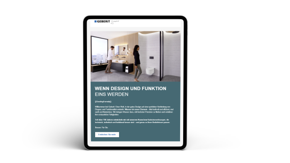 Geberit Badezimmer Newsletter