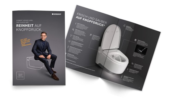 Badezimmer mit Dusch-WC Geberit AquaClean Alba