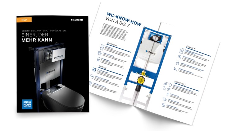 Produktbroschüre Geberit Sigma Unterputz-Spülkasten