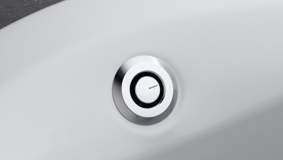 Geberit Ablauflösung mit komfortabler Druckbetätigung