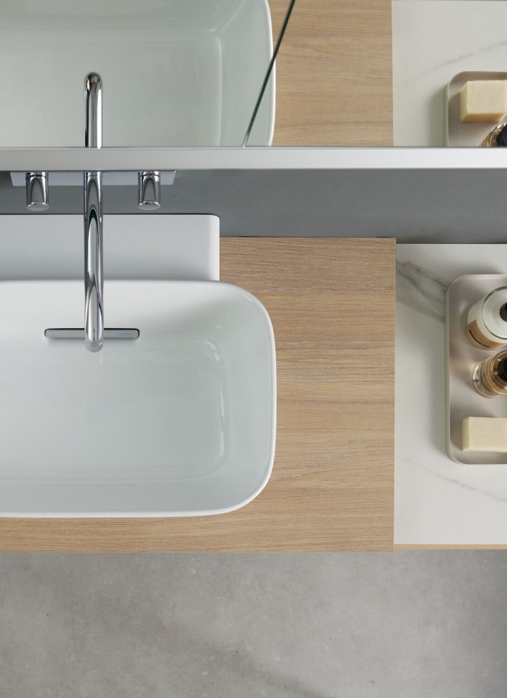 Aufsatzwaschbecken der Serie Geberit ONE Aufsatzwaschbecken der Serie Geberit ONE