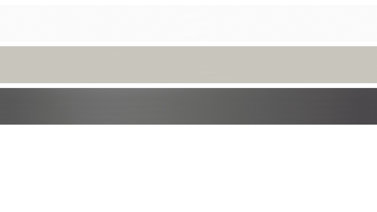 Die Griffe sind wahlweise in drei verschiedenen Farben erhältlich. Die Griffe sind wahlweise in drei verschiedenen Farben erhältlich.