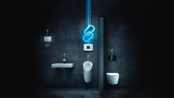 Ganzheitlicher und wirtschaftlicher Betrieb von Sanitärräumen mit Geberit Connect