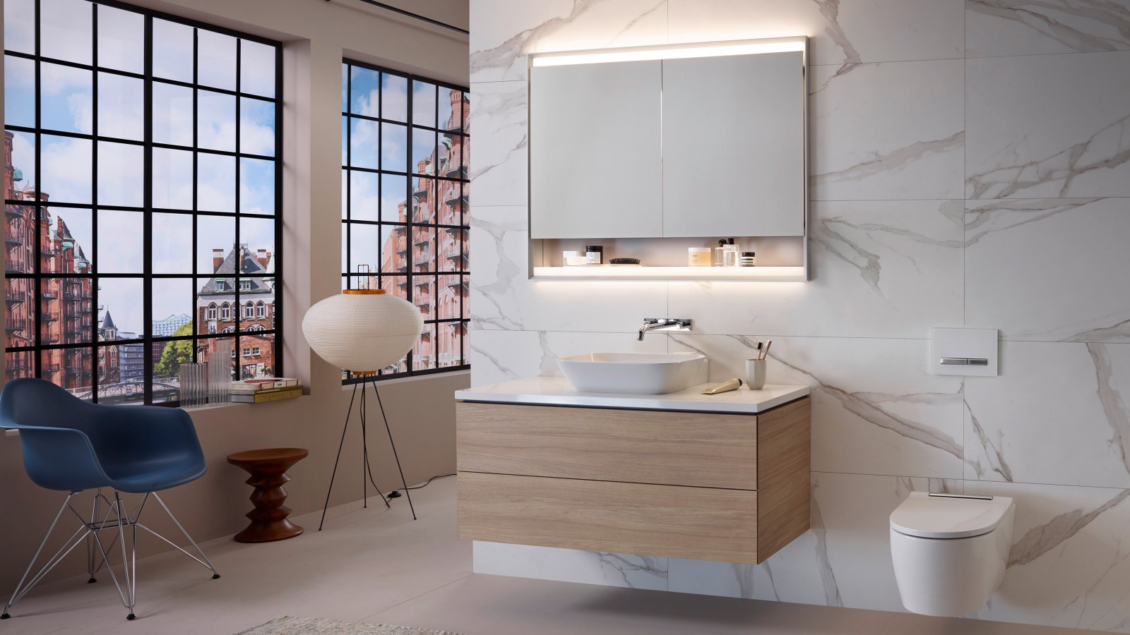 Geberit ONE Spiegelschrank mit ComfortLight