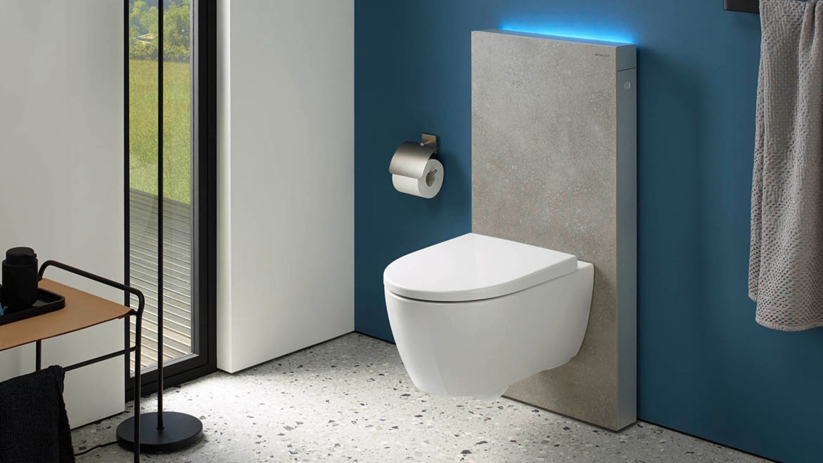 Bad mit Sanitärmodul Geberit Monolith