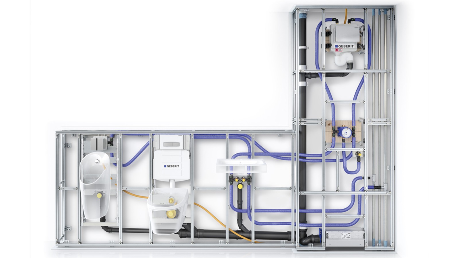 Geberit Installationssystem GIS feiert 30 Jahre Jubiläum Geberit Installationssystem GIS feiert 30 Jahre Jubiläum