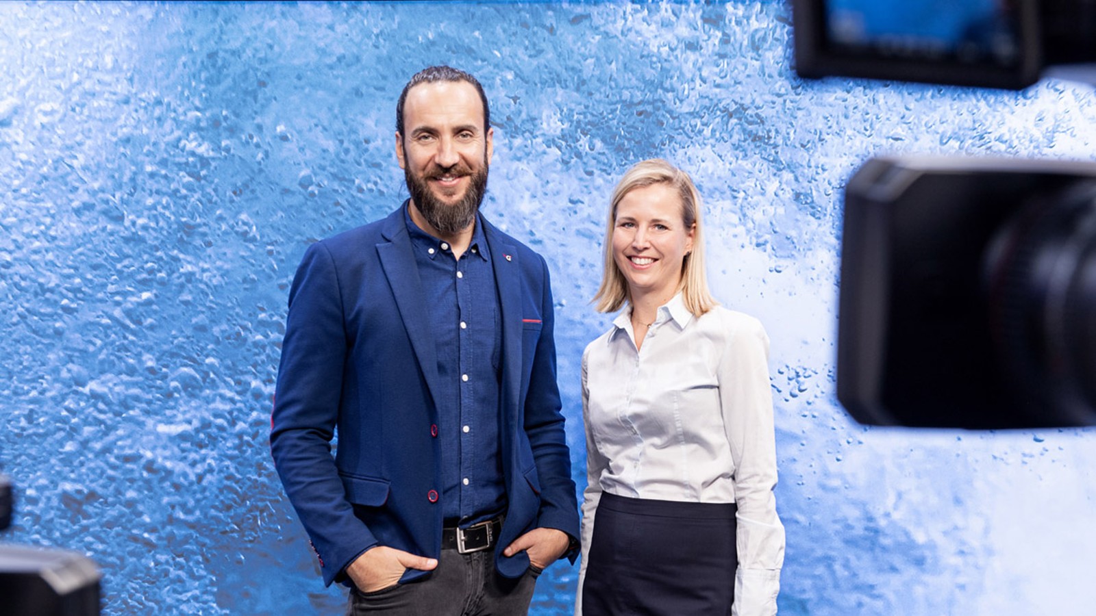 Geberit On Air Moderatoren-Duo Tamir Fiebach und Andres Habel