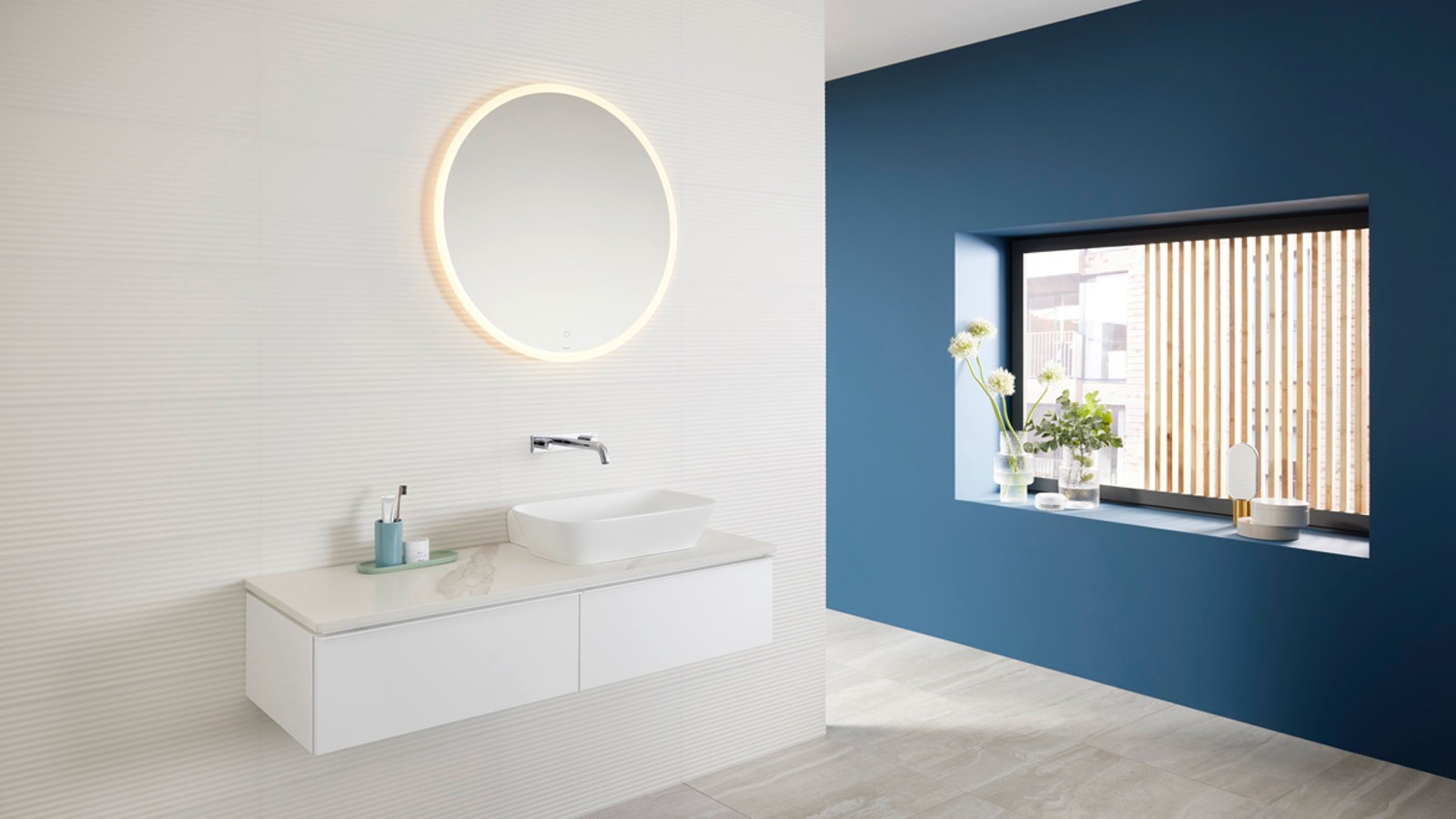 Mit der neuen Waschplatz-Plattform Mix & Match bietet Geberit jetzt eine Vielzahl mehr Kombinationsmöglichkeiten. Mit der neuen Waschplatz-Plattform Mix & Match bietet Geberit jetzt eine Vielzahl mehr Kombinationsmöglichkeiten.