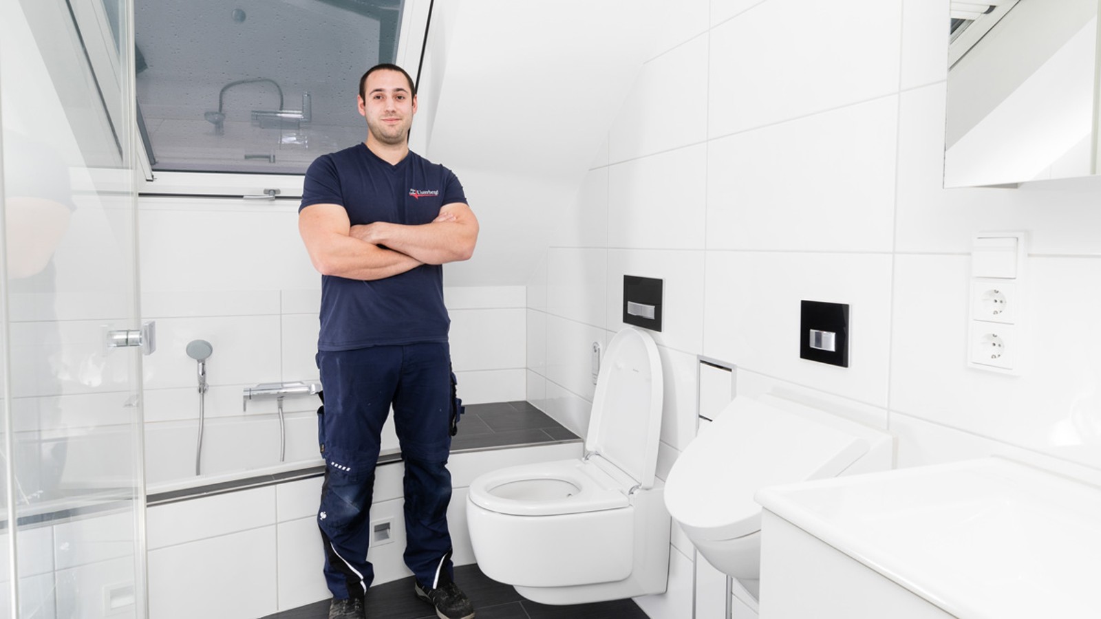 Bad mit einem AquaClean Mera Classic Bad mit einem AquaClean Mera Classic