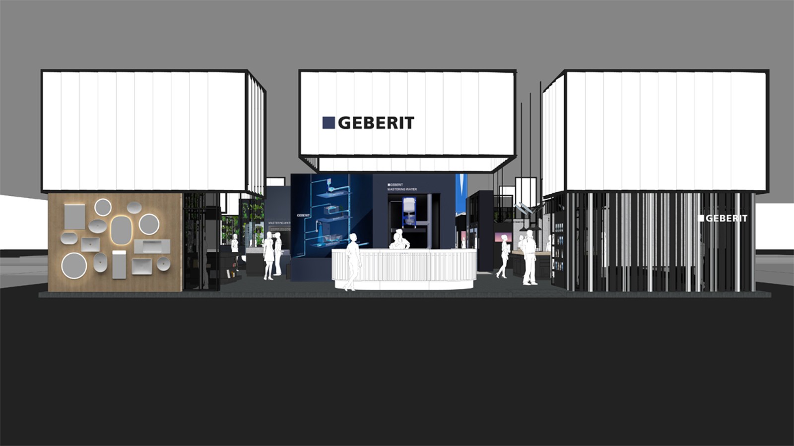 Geberit Messestand auf der ISH Geberit Messestand auf der ISH