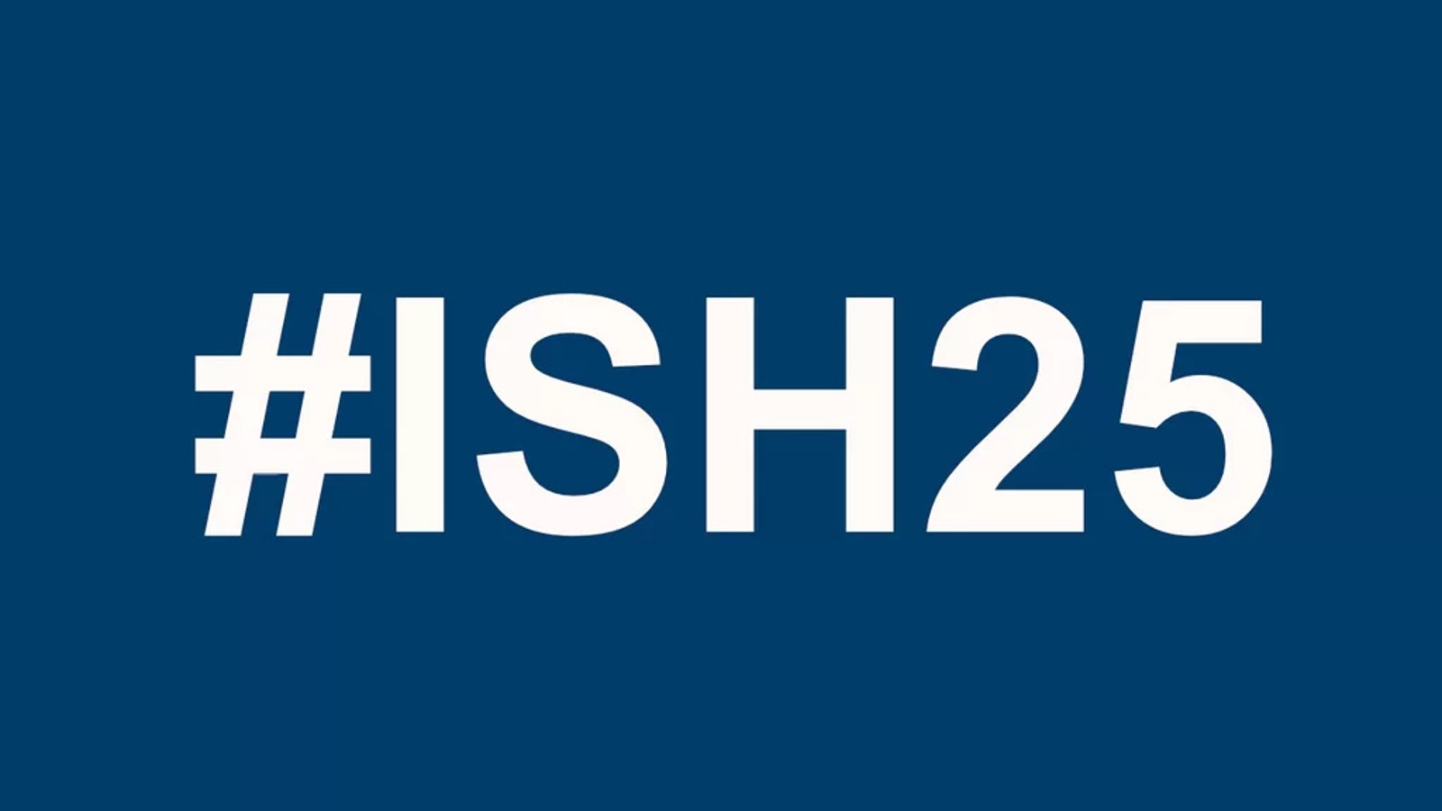 Logo Hashtag ISH 2025