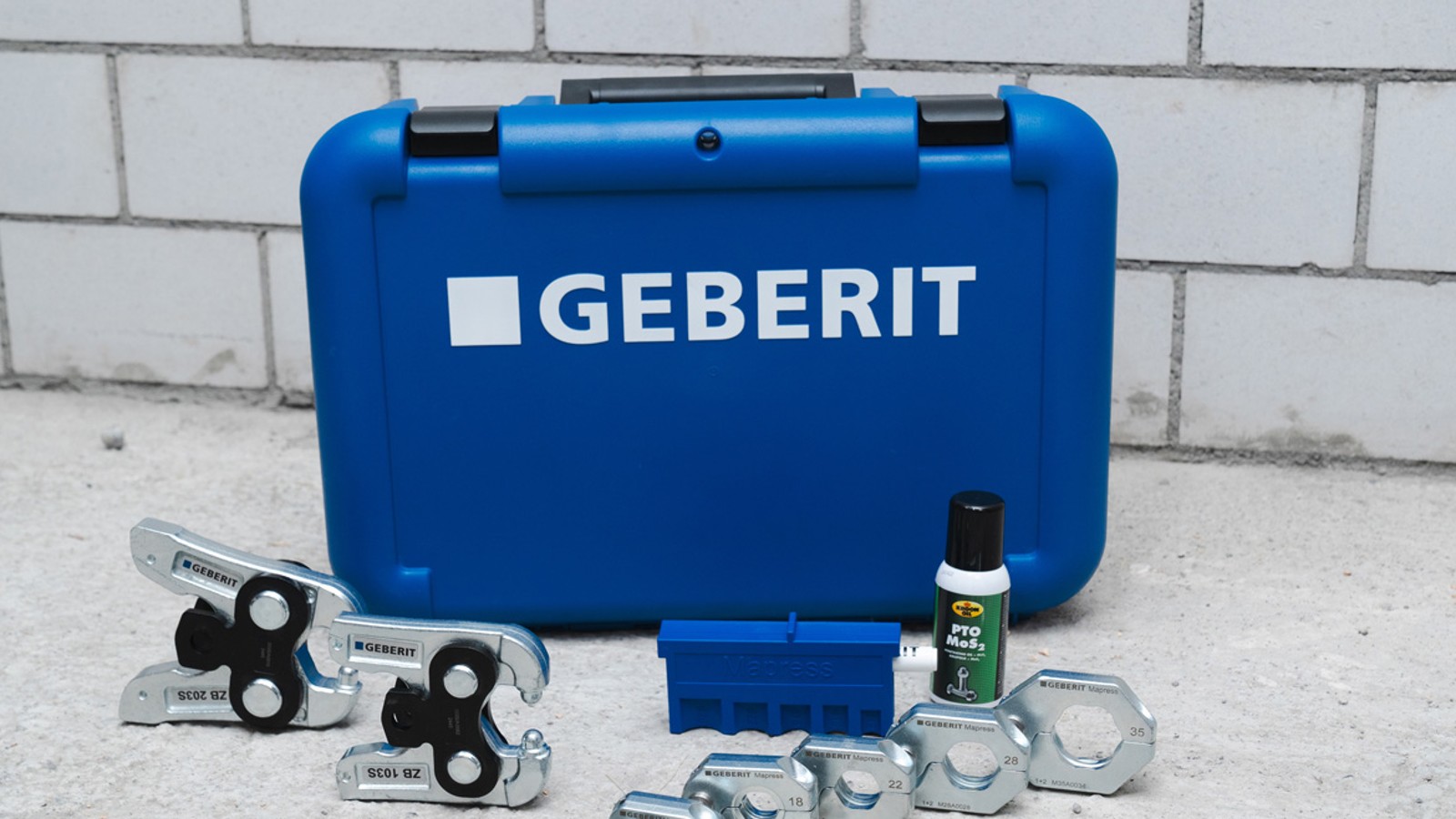 Geberit Mapress Pressringe mit Koffer Geberit Mapress Pressringe mit Koffer