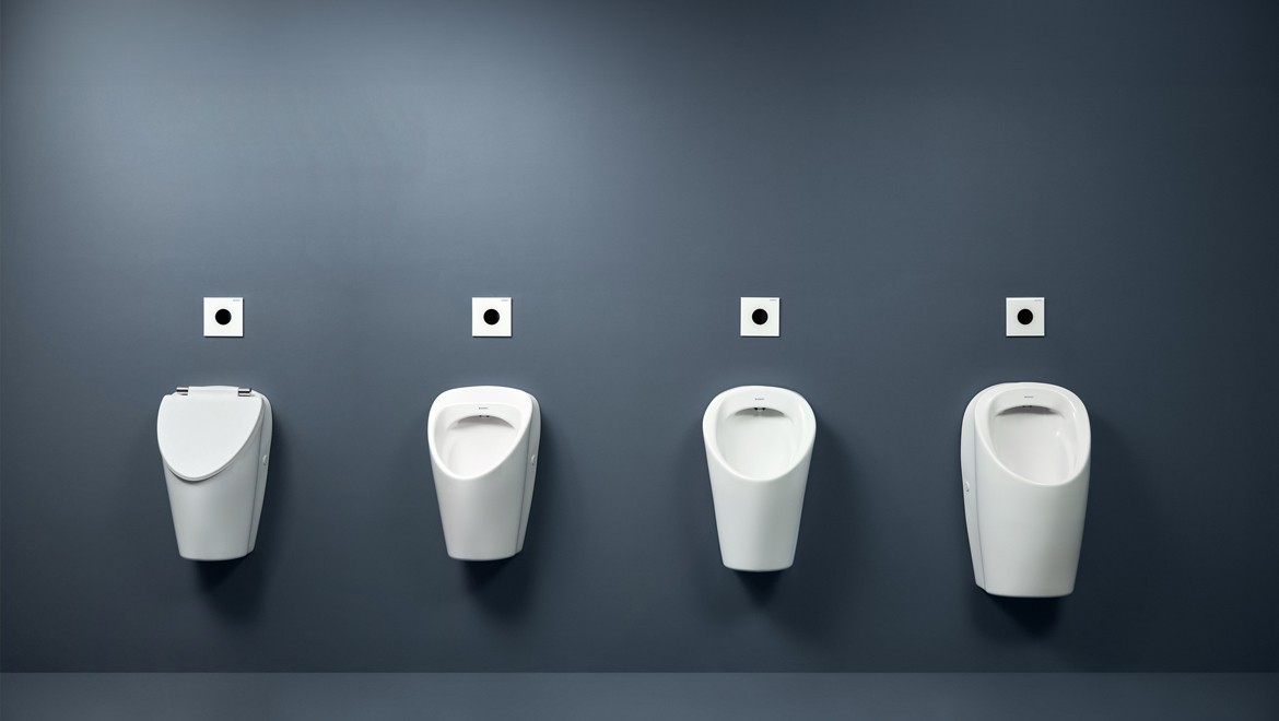 Geberit Renova Urinale in den Größen S, M und L