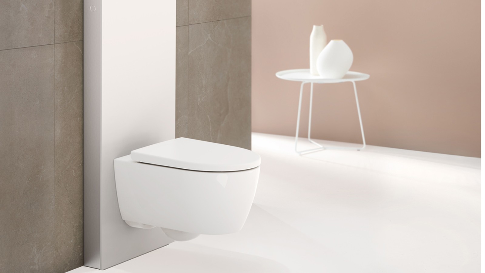 Geberit Monolith Sanitärmodul in weiß satiniert Geberit Monolith Sanitärmodul in weiß satiniert