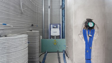 Entwässerungssystem Geberit Silent-PP im 3D Haus Entwässerungssystem Geberit Silent-PP im 3D Haus