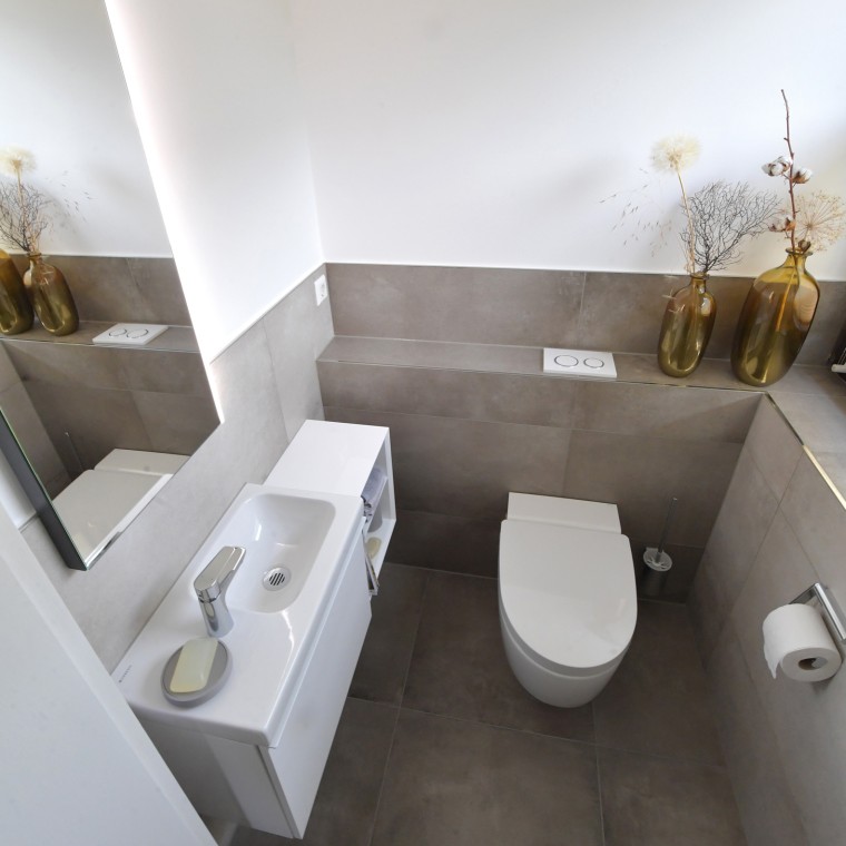 Minimalistisch und dennoch liebevoll eingerichtetes Gästebad Minimalistisch und dennoch liebevoll eingerichtetes Gästebad