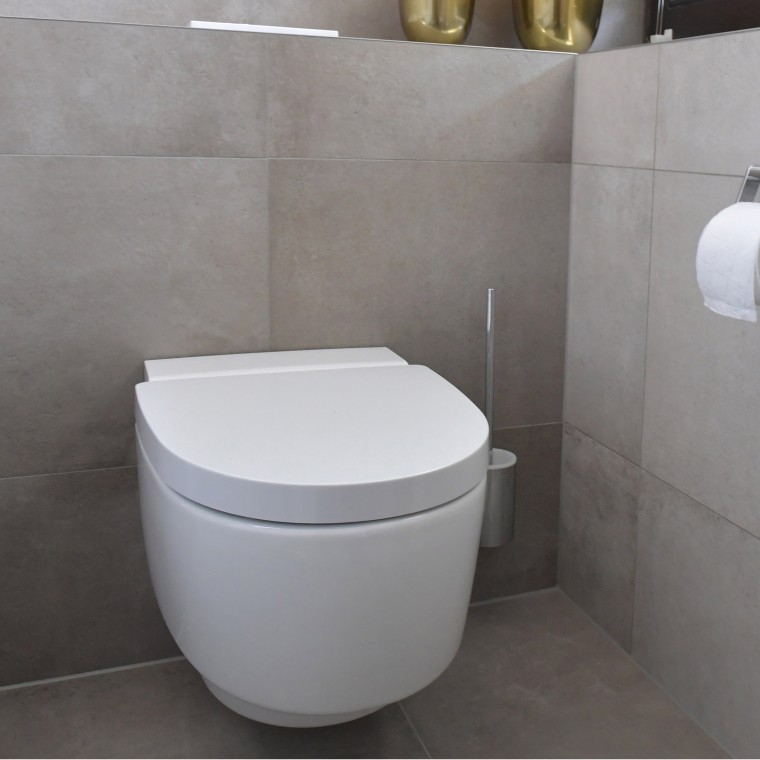 Gästebad mit Dusch-WC Geberit AquaClean Mera Classic Gästebad mit Dusch-WC Geberit AquaClean Mera Classic