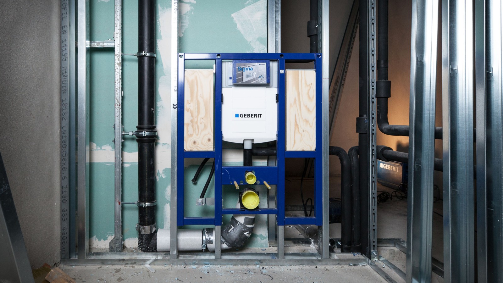 Geberit Duofix Element garantiert eine schnelle und passgenaue Installation Geberit Duofix Element garantiert eine schnelle und passgenaue Installation