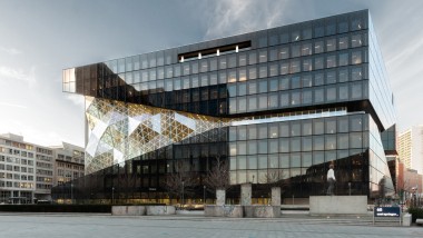Axel-Springer-Neubau nach einem Entwurf des Architekten Rem Koolhaas
