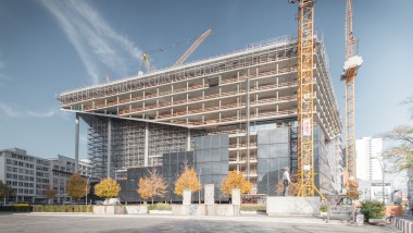 Baustelle Axel-Springer-Neubau in Berlin