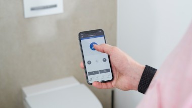 Persönlichen Einstellungen in der Geberit AquaClean App zur Steuerung des Dusch-WCs Persönlichen Einstellungen in der Geberit AquaClean App zur Steuerung des Dusch-WCs