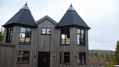 Die Turmspitzen des Fairytale Castle erinnern an ein Märchen Die Turmspitzen des Fairytale Castle erinnern an ein Märchen