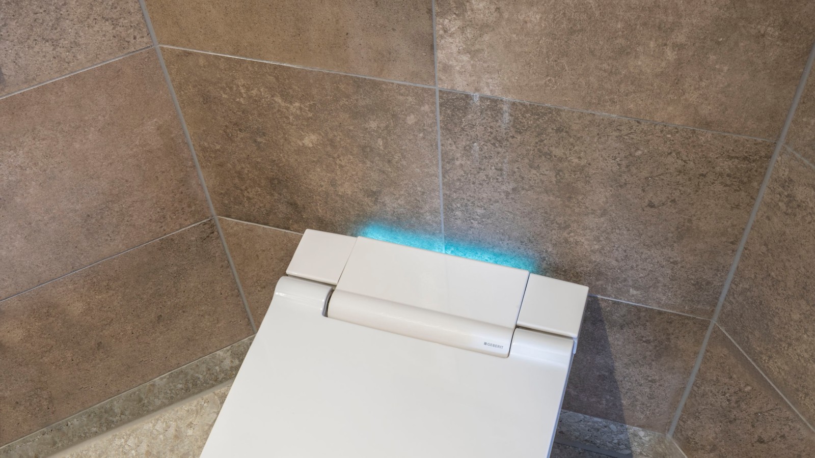 Das Geberit Dusch-WC Sela mit Komfortfunktionen – wie dem Orientierungslicht.