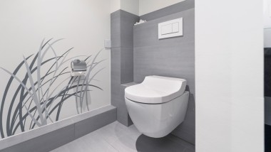 Dusch-WC Geberit AquaClean Tuma, Betätigungsplatte Geberit Sigma30