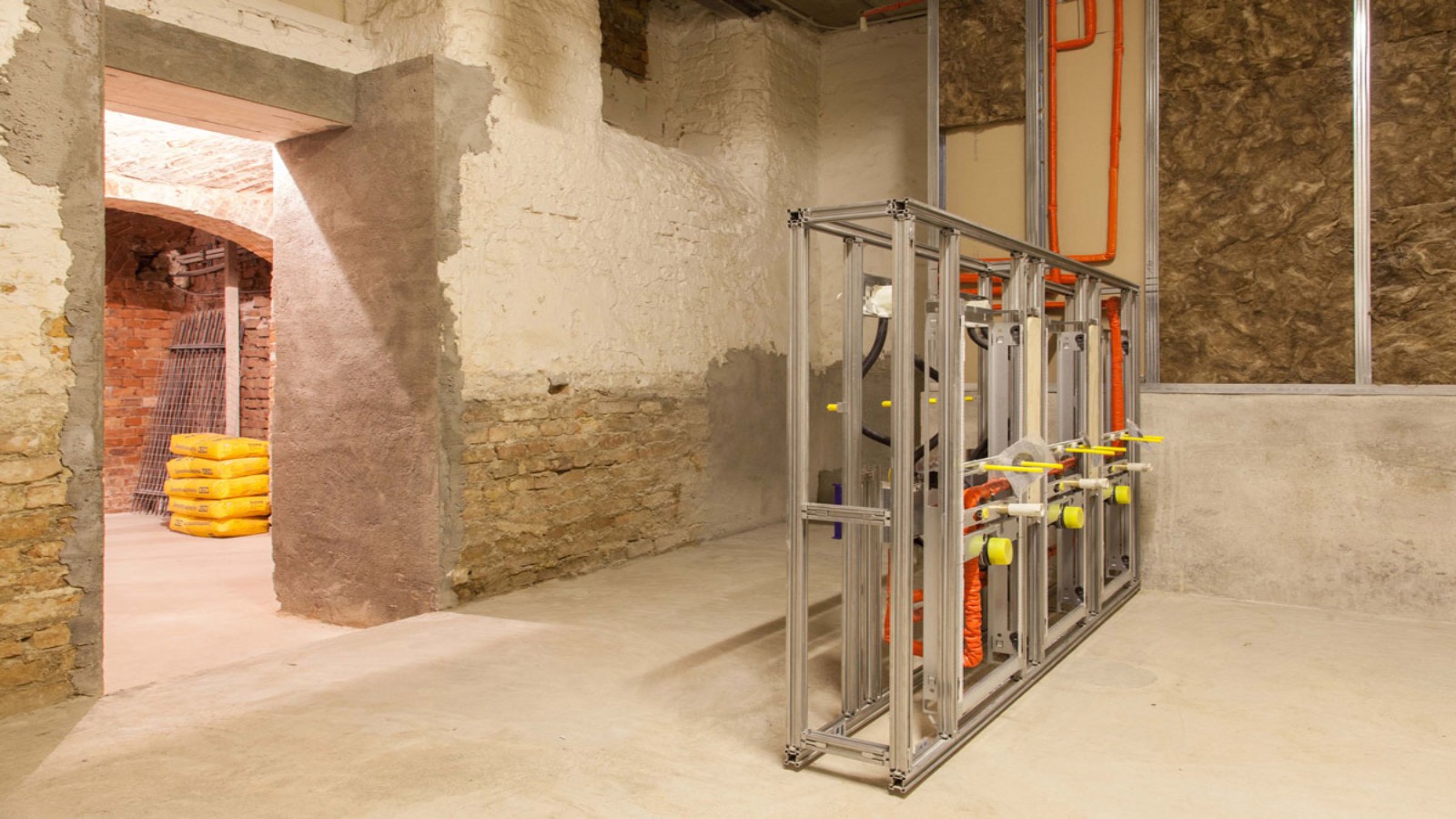 Geberit Installationssystem GIS, Baustelle Geberit Installationssystem GIS, Baustelle