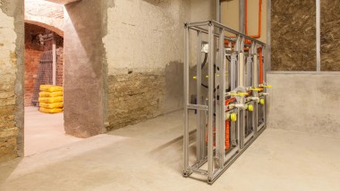 Geberit Installationssystem GIS, Baustelle