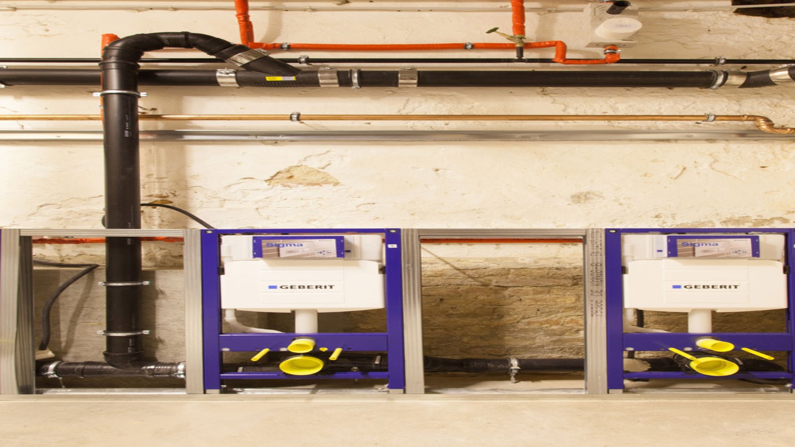 Vorwandinstallation, Geberit Duofix Montageelemente Vorwandinstallation, Geberit Duofix Montageelemente