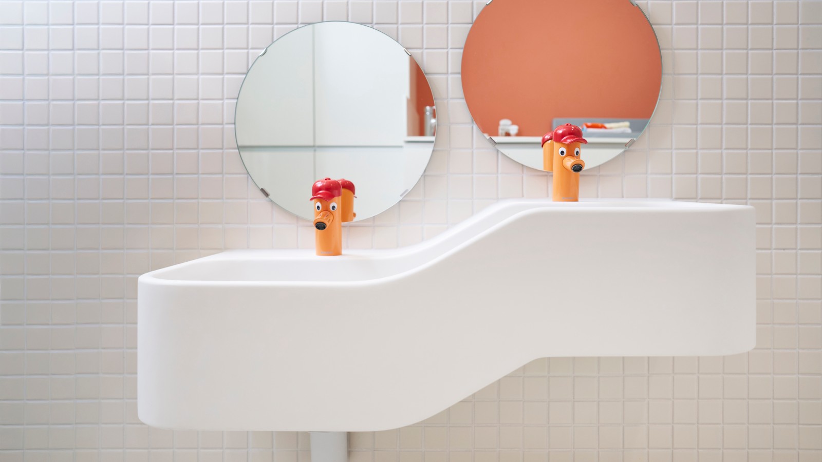 Kindgerechte und farbenfrohe Geberit Bambini Waschplatzkonzepte Kindgerechte und farbenfrohe Geberit Bambini Waschplatzkonzepte