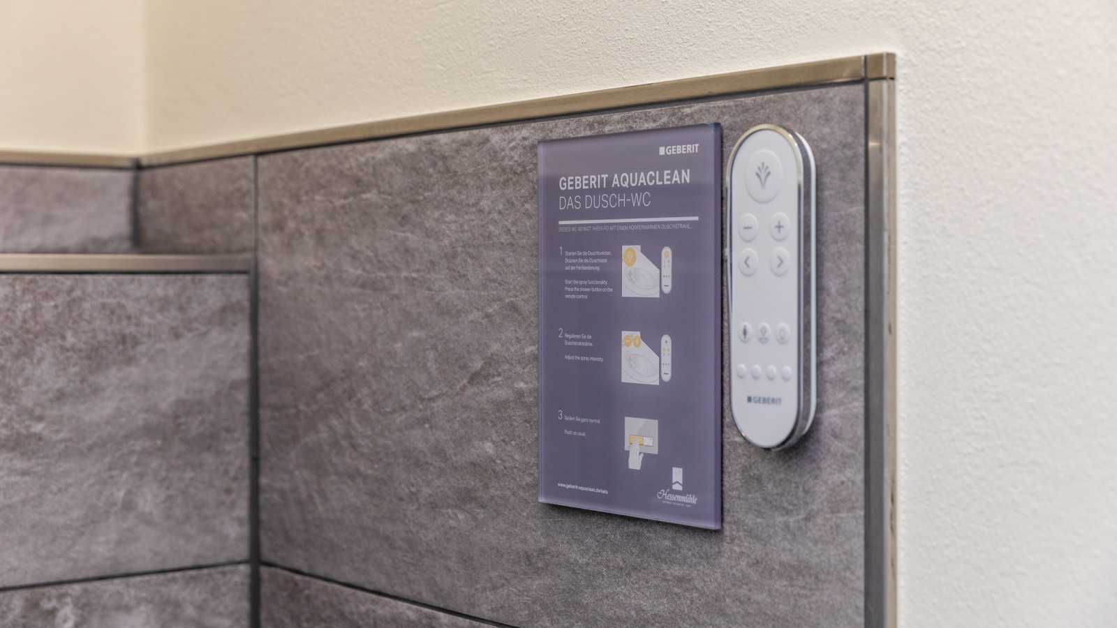 Fernbedienung des Dusch-WC Geberit AquaClean Sela Fernbedienung des Dusch-WC Geberit AquaClean Sela