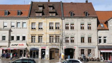 Denkmalgeschützte Gebäude Am Unteren Markt 3 und 5 in Altdorf bei Nürnberg
