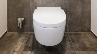 Dusch-WC Geberit AquaClean Mera Comfort, Betätigungsplatte Geberut Sigma80, Parkside Freudenstadt