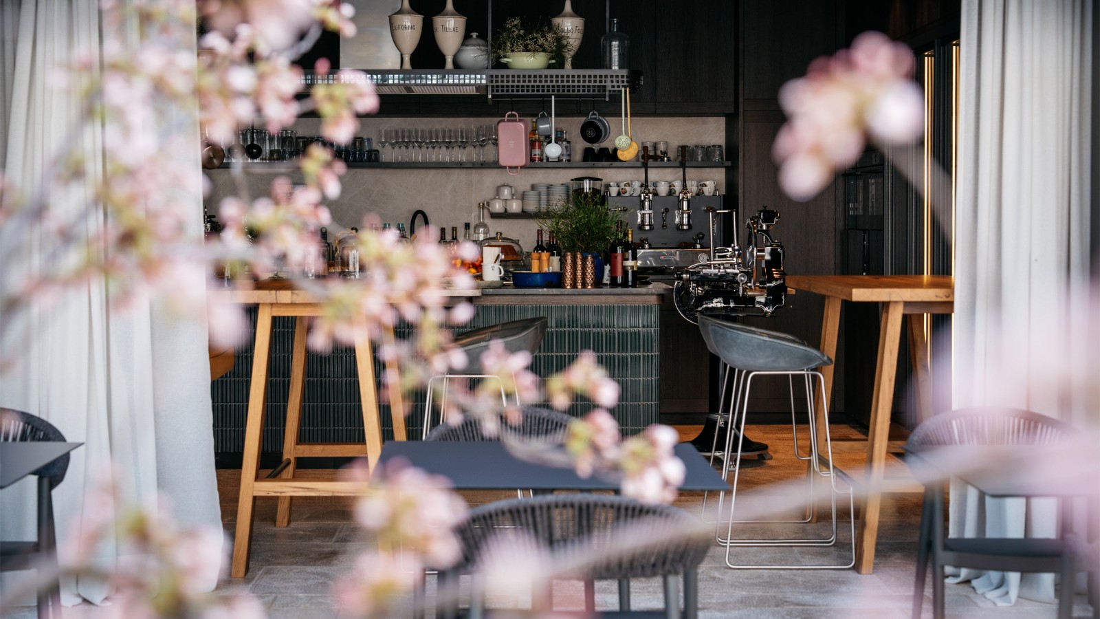 Die Salonküche im Refugium Lunz. (© Gregor Hofbauer/Refugium Lunz) Die Salonküche im Refugium Lunz. (© Gregor Hofbauer/Refugium Lunz)