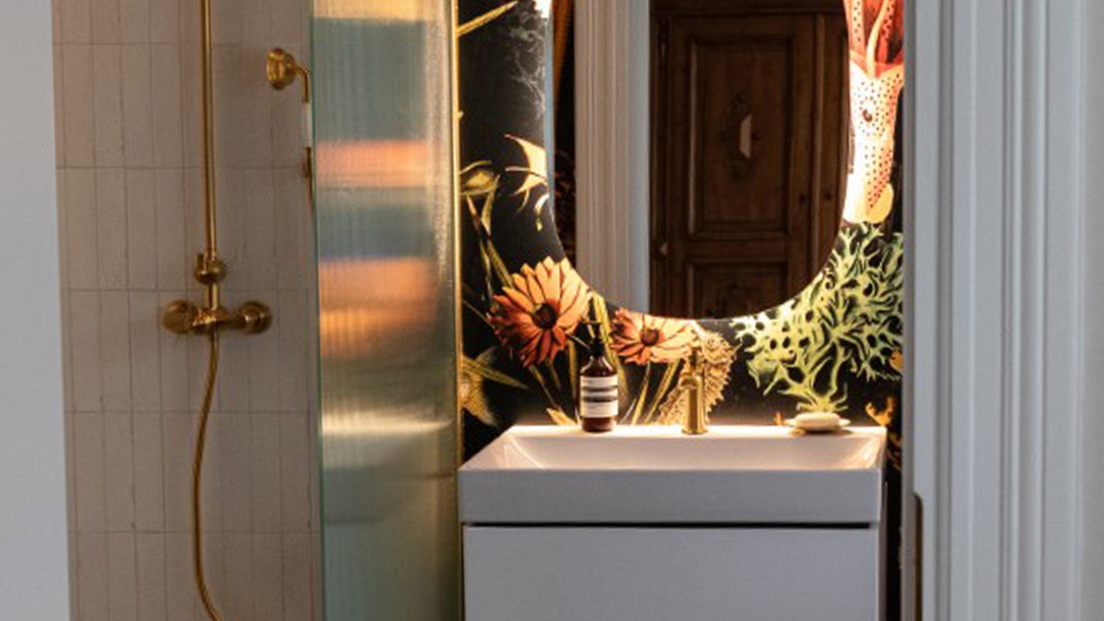 Dusche mit Geberit CleanLine80 Duschrinne