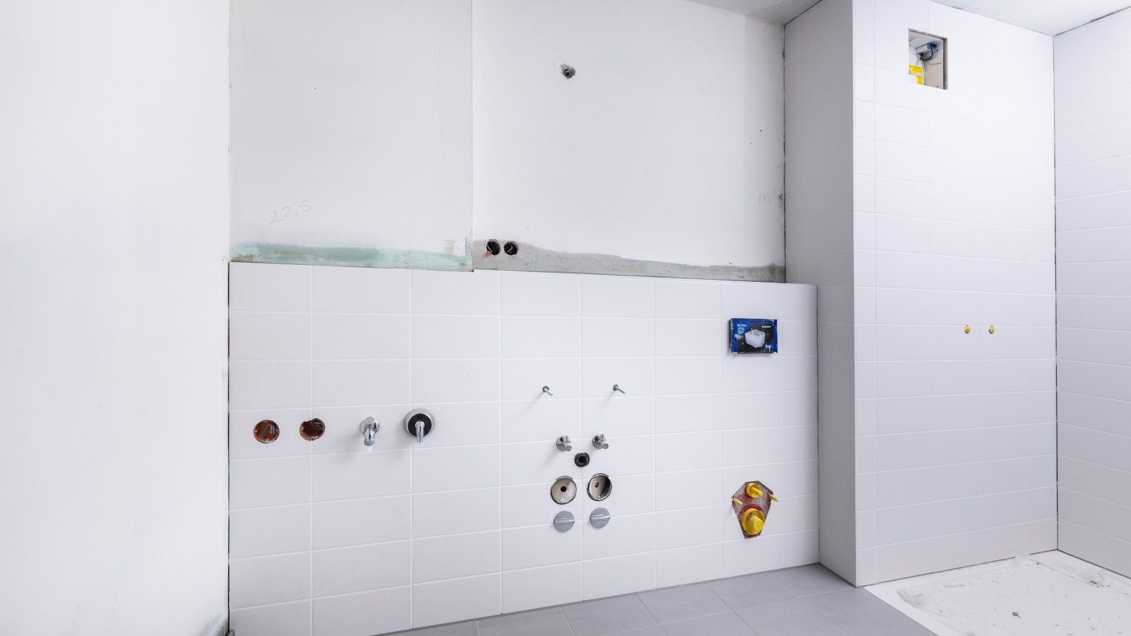 Geberit GIS Tragsystem lässt sich nach der Montage sofort beplanken